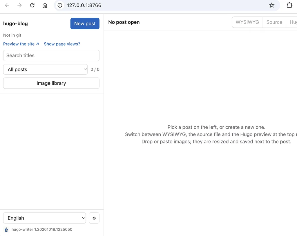 Python Hugo-Writer ，一個維護 Hugo framework 部落格的方式